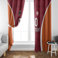 Custom Latvia Football Window Curtain Latvijas Futbola Izlase