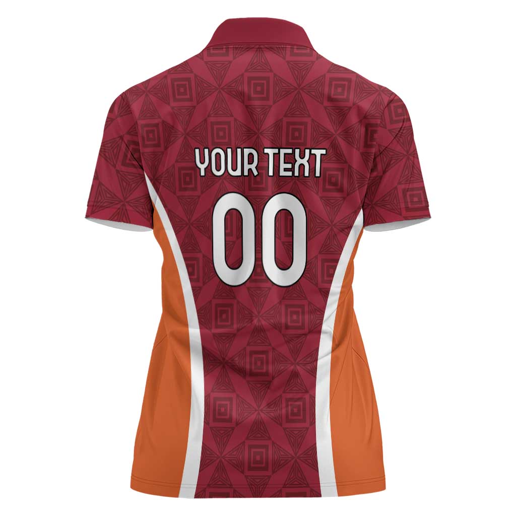 Custom Latvia Football Women Polo Shirt Latvijas Futbola Izlase