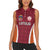Custom Latvia Football Women Sleeveless Polo Shirt Latvijas Futbola Izlase