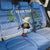Personalized Estonia Back Car Seat Cover Barn Swallow Cornflower Flower