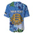 Personalized Estonia Baseball Jersey Barn Swallow Cornflower Flower