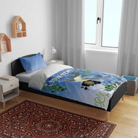 Personalized Estonia Bedding Set Barn Swallow Cornflower Flower