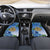 Personalized Estonia Car Mats Barn Swallow Cornflower Flower