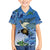 Personalized Estonia Family Matching Off The Shoulder Long Sleeve Dress and Hawaiian Shirt Barn Swallow Cornflower Flower