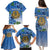 Personalized Estonia Family Matching Puletasi and Hawaiian Shirt Barn Swallow Cornflower Flower