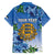 Personalized Estonia Family Matching Puletasi and Hawaiian Shirt Barn Swallow Cornflower Flower