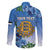 Personalized Estonia Family Matching Puletasi and Hawaiian Shirt Barn Swallow Cornflower Flower
