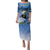 Personalized Estonia Family Matching Puletasi and Hawaiian Shirt Barn Swallow Cornflower Flower