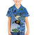 Personalized Estonia Family Matching Short Sleeve Bodycon Dress and Hawaiian Shirt Barn Swallow Cornflower Flower