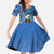 Personalized Estonia Family Matching Summer Maxi Dress and Hawaiian Shirt Barn Swallow Cornflower Flower