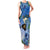 Personalized Estonia Family Matching Tank Maxi Dress and Hawaiian Shirt Barn Swallow Cornflower Flower