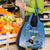 Personalized Estonia Grocery Bag Barn Swallow Cornflower Flower