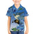 Personalized Estonia Kid Hawaiian Shirt Barn Swallow Cornflower Flower