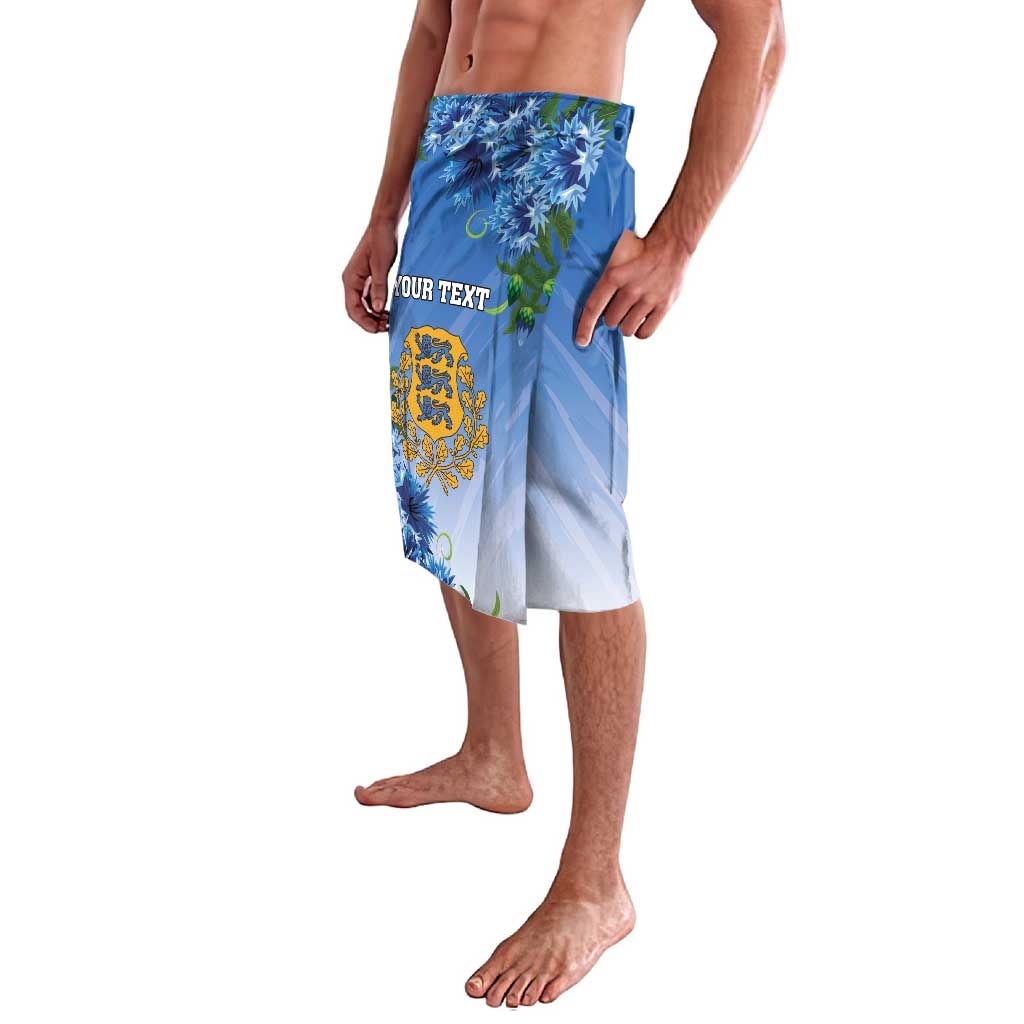 Personalized Estonia Lavalava Barn Swallow Cornflower Flower