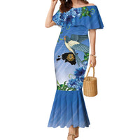 Personalized Estonia Mermaid Dress Barn Swallow Cornflower Flower