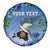 Personalized Estonia Spare Tire Cover Barn Swallow Cornflower Flower