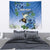 Personalized Estonia Tapestry Barn Swallow Cornflower Flower
