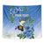 Personalized Estonia Tapestry Barn Swallow Cornflower Flower