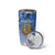 Personalized Estonia Tumbler Cup Barn Swallow Cornflower Flower