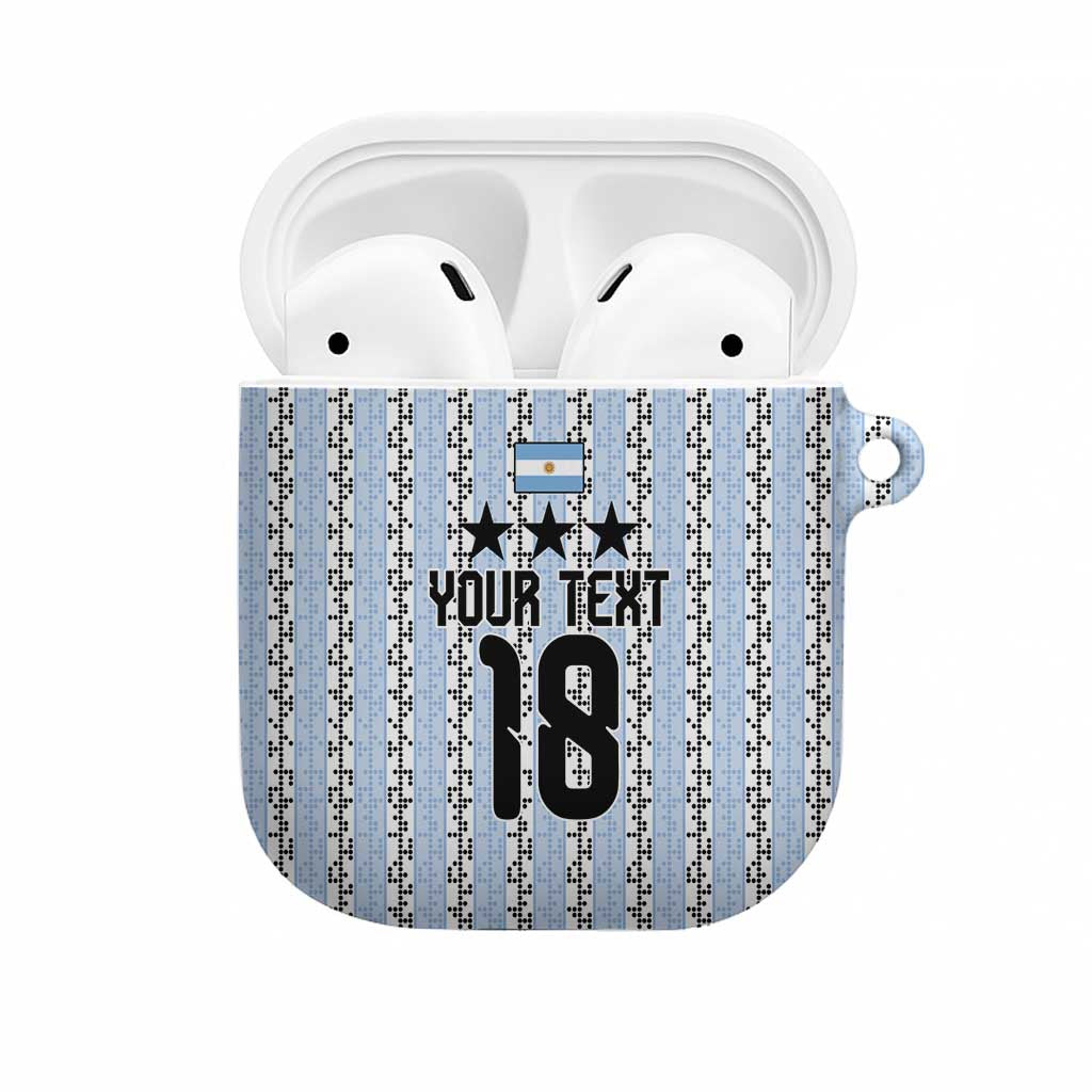 Custom Argentina Heritage Football AirPods Case La Albiceleste Glory Road to 2026