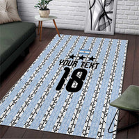 Custom Argentina Heritage Football Area Rug La Albiceleste Glory Road to 2026