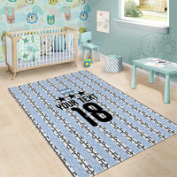 Custom Argentina Heritage Football Area Rug La Albiceleste Glory Road to 2026