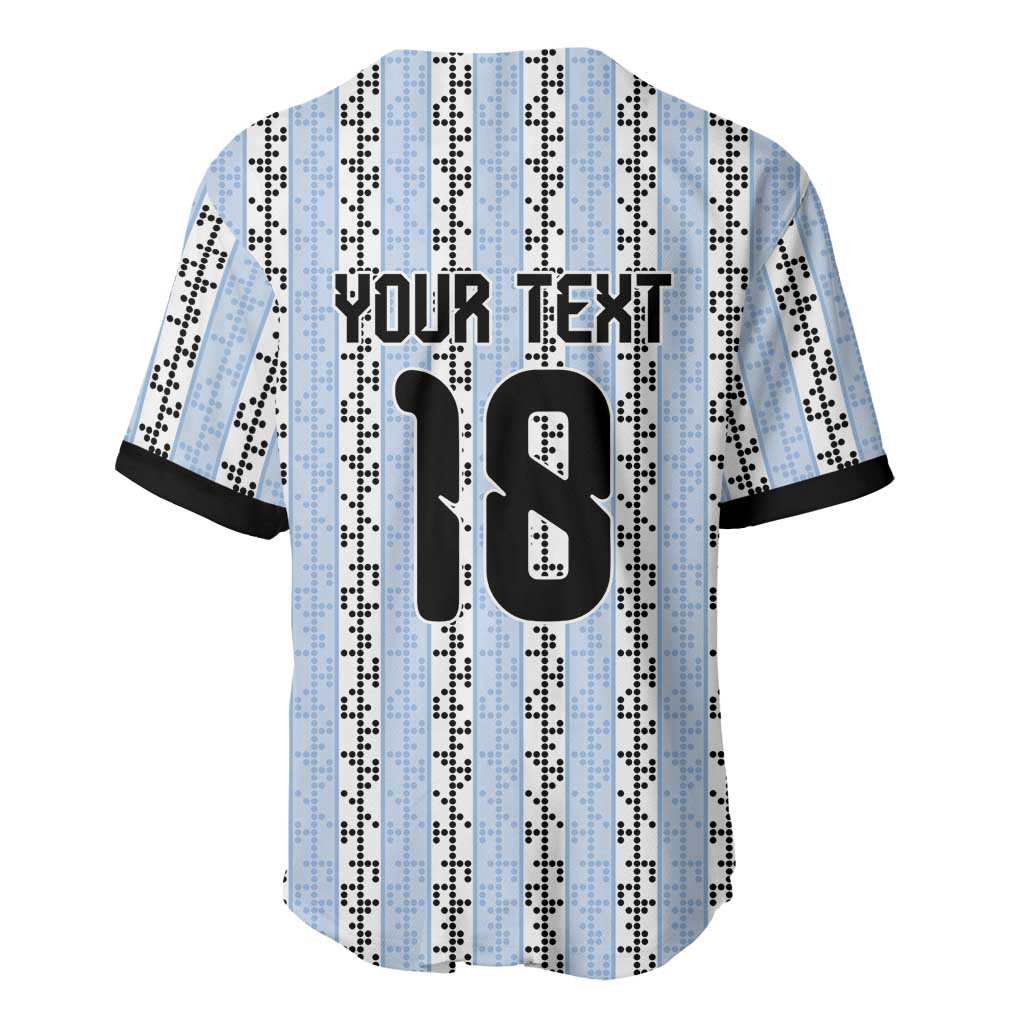 Custom Argentina Heritage Football Baseball Jersey La Albiceleste Glory Road to 2026