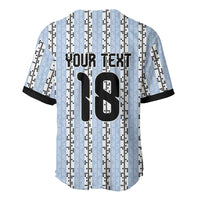 Custom Argentina Heritage Football Baseball Jersey La Albiceleste Glory Road to 2026