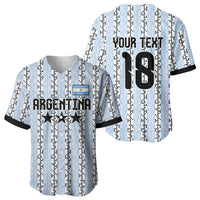 Custom Argentina Heritage Football Baseball Jersey La Albiceleste Glory Road to 2026