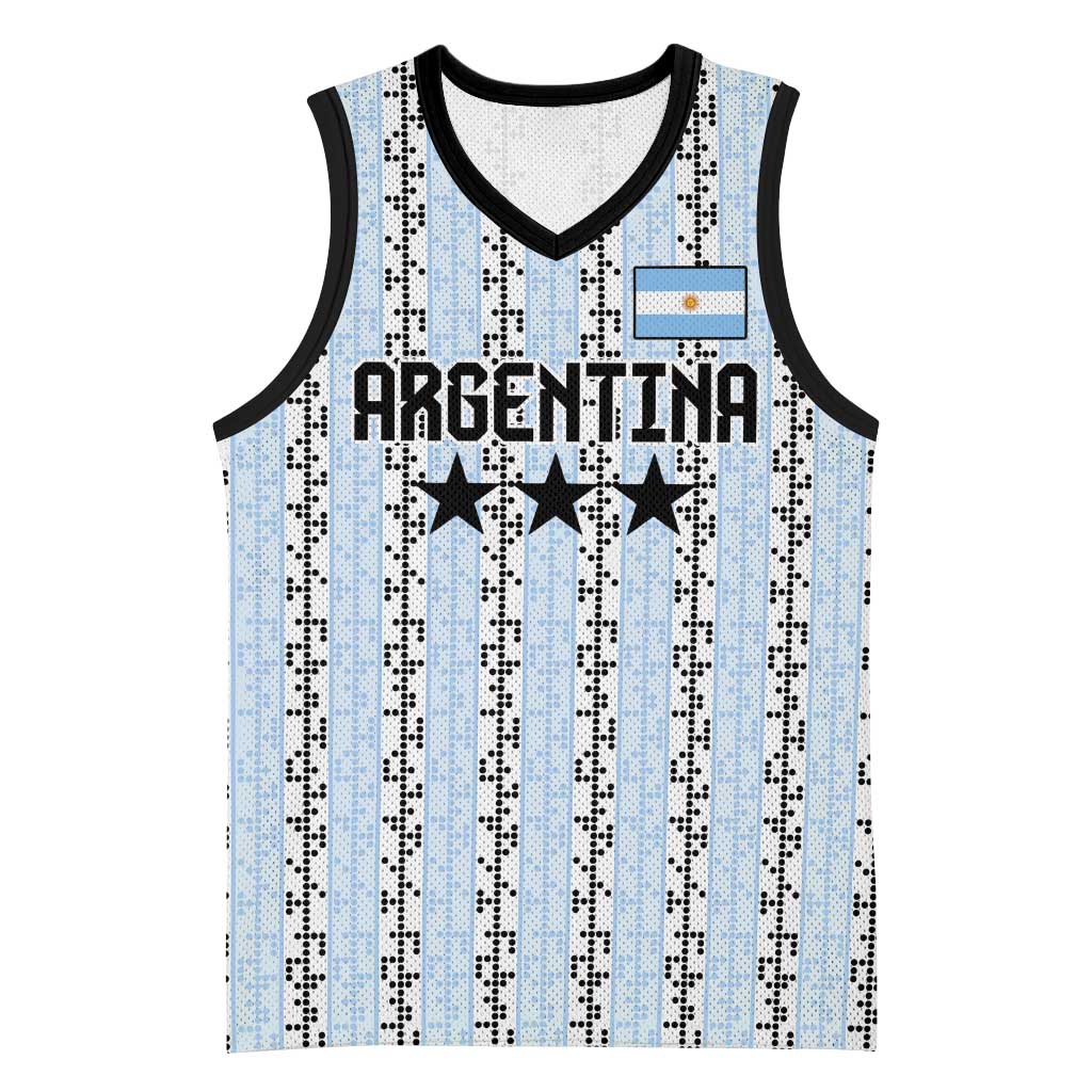 Custom Argentina Heritage Football Basketball Jersey La Albiceleste Glory Road to 2026