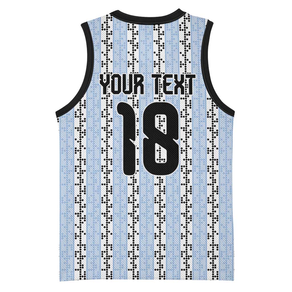 Custom Argentina Heritage Football Basketball Jersey La Albiceleste Glory Road to 2026