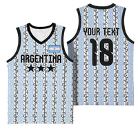 Custom Argentina Heritage Football Basketball Jersey La Albiceleste Glory Road to 2026