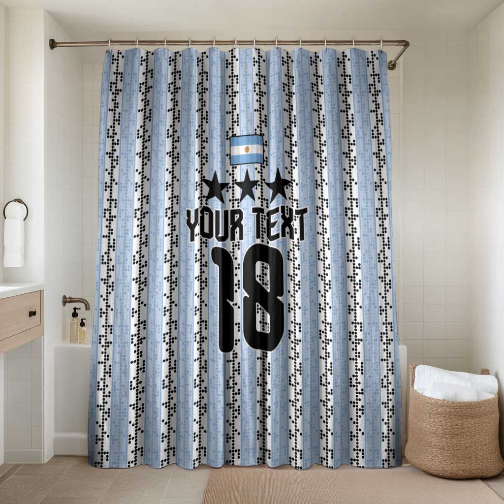 Custom Argentina Heritage Football Bathroom Set La Albiceleste Glory Road to 2026