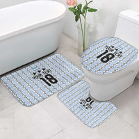 Custom Argentina Heritage Football Bathroom Set La Albiceleste Glory Road to 2026