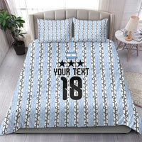 Custom Argentina Heritage Football Bedding Set La Albiceleste Glory Road to 2026