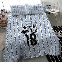 Custom Argentina Heritage Football Bedding Set La Albiceleste Glory Road to 2026
