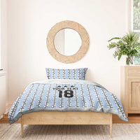 Custom Argentina Heritage Football Bedding Set La Albiceleste Glory Road to 2026