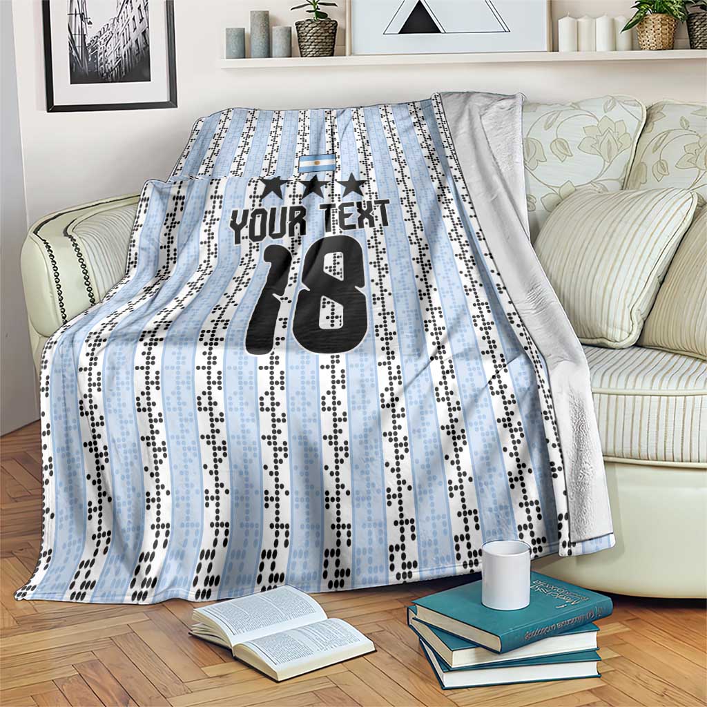 Custom Argentina Heritage Football Blanket La Albiceleste Glory Road to 2026