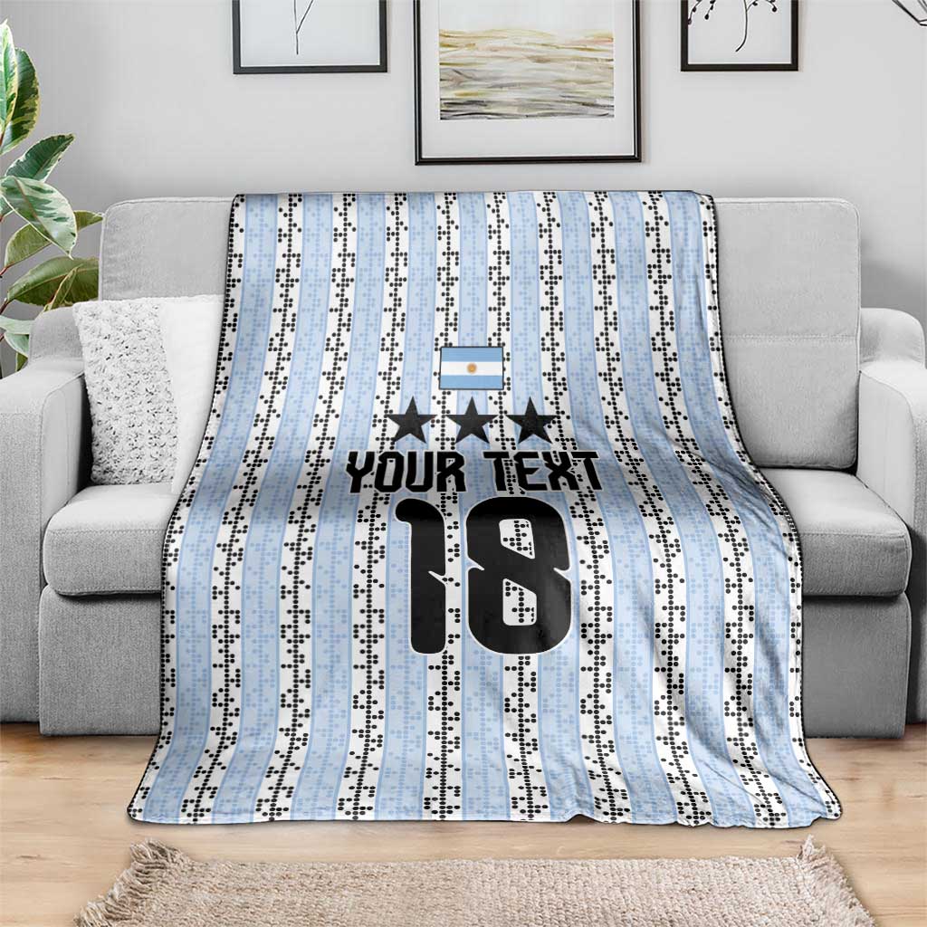 Custom Argentina Heritage Football Blanket La Albiceleste Glory Road to 2026