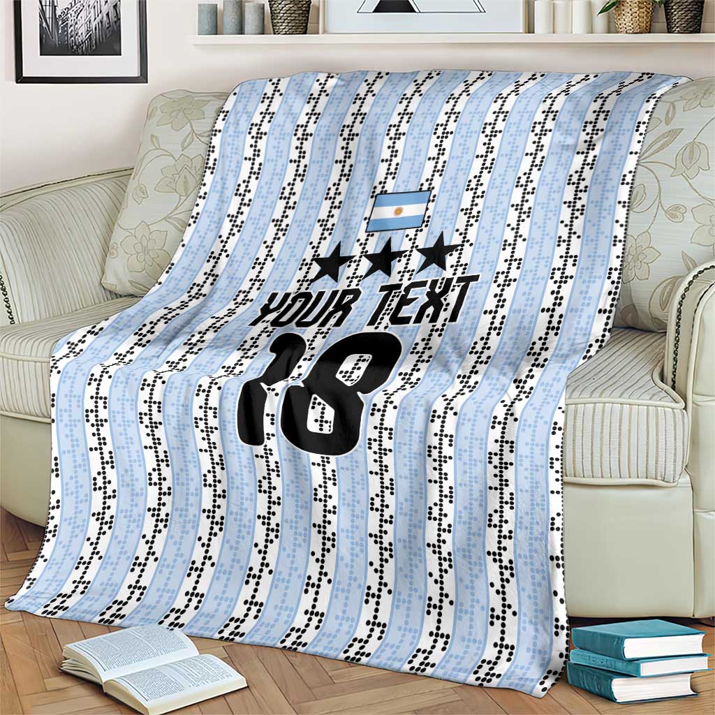 Custom Argentina Heritage Football Blanket La Albiceleste Glory Road to 2026