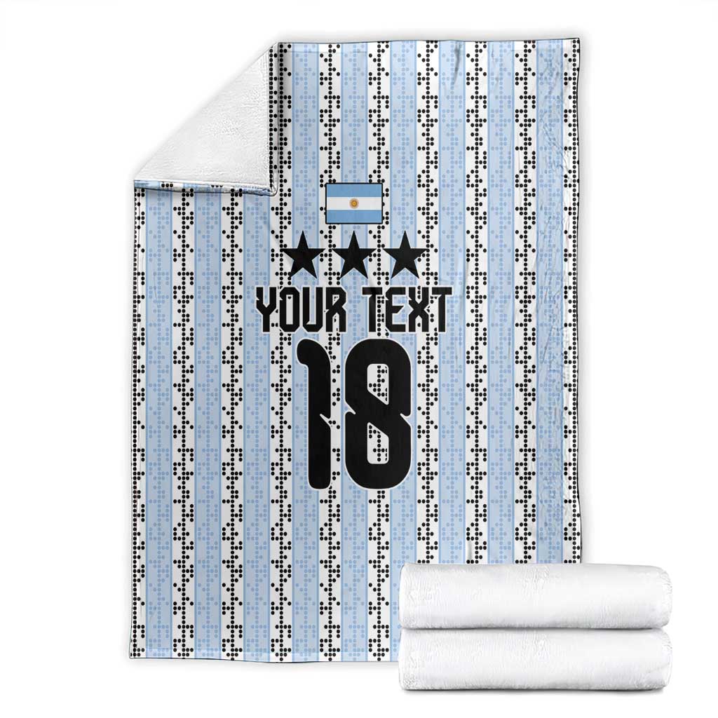 Custom Argentina Heritage Football Blanket La Albiceleste Glory Road to 2026