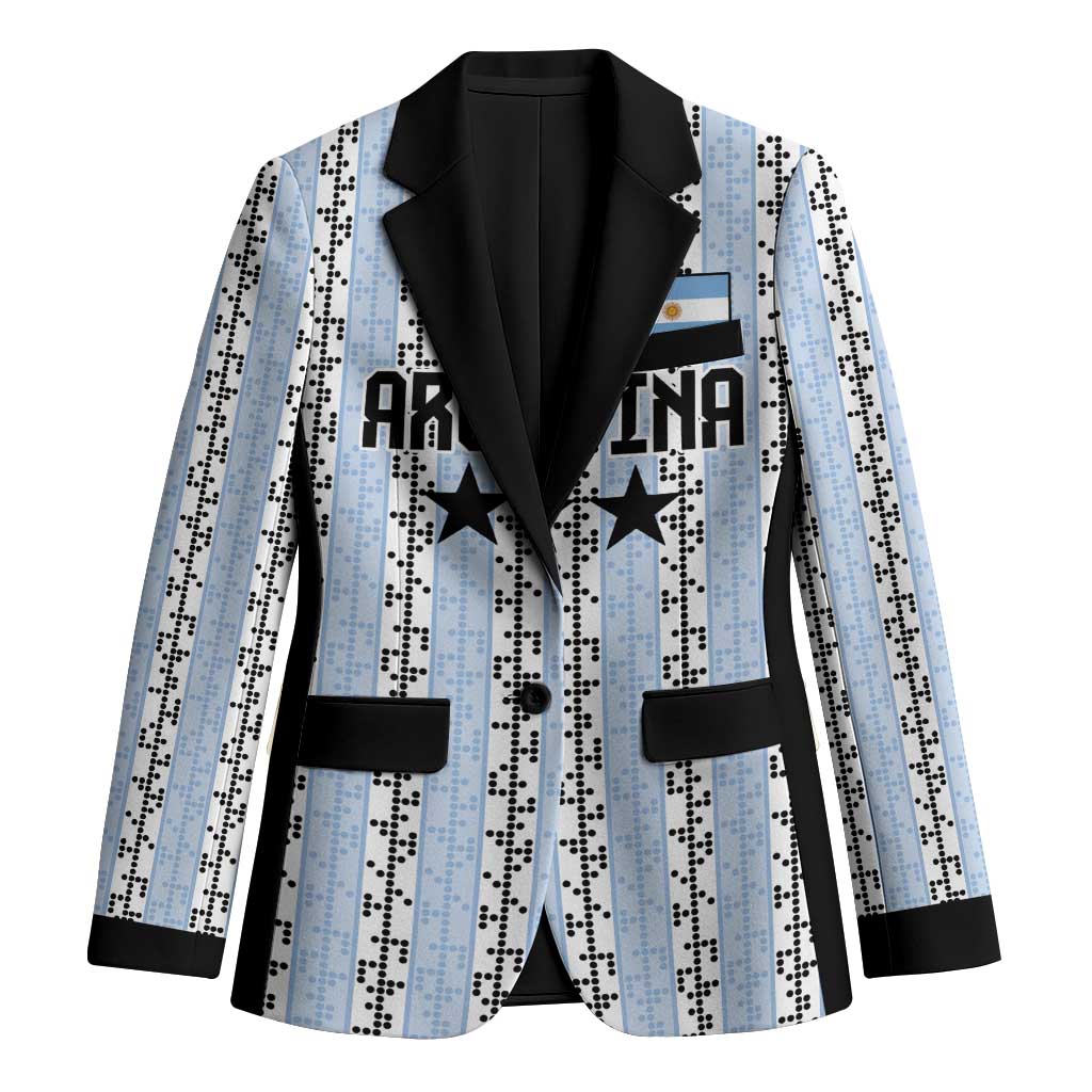 Custom Argentina Heritage Football Blazer La Albiceleste Glory Road to 2026