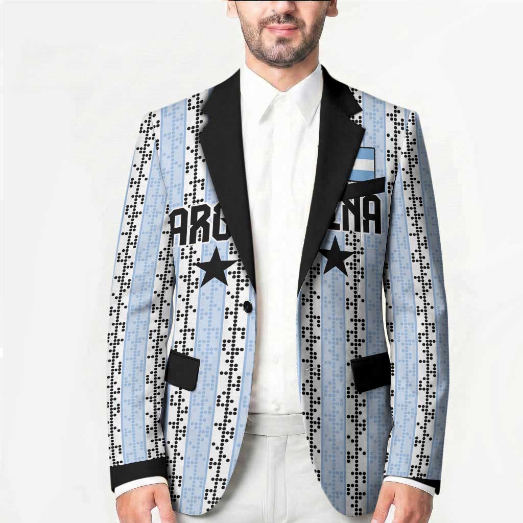 Custom Argentina Heritage Football Blazer La Albiceleste Glory Road to 2026