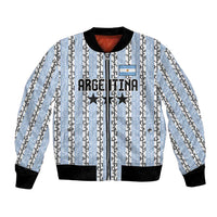 Custom Argentina Heritage Football Bomber Jacket La Albiceleste Glory Road to 2026