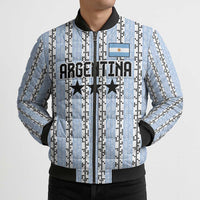 Custom Argentina Heritage Football Bomber Puffer Jacket La Albiceleste Glory Road to 2026