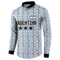 Custom Argentina Heritage Football Button Sweatshirt La Albiceleste Glory Road to 2026