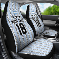 Custom Argentina Heritage Football Car Seat Cover La Albiceleste Glory Road to 2026