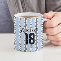 Custom Argentina Heritage Football Ceramic Mug La Albiceleste Glory Road to 2026