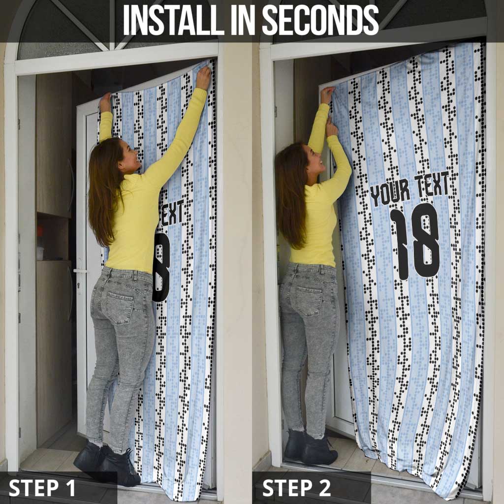 Custom Argentina Heritage Football Door Cover La Albiceleste Glory Road to 2026