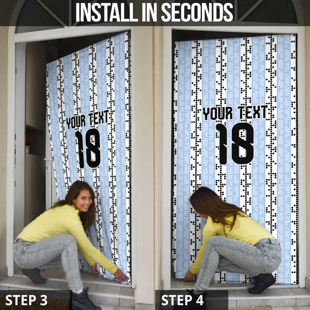Custom Argentina Heritage Football Door Cover La Albiceleste Glory Road to 2026